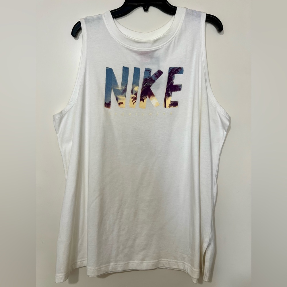 Nike “Sportswear” Palm Tree Workout Tank Top XXL - Picture 7 of 7